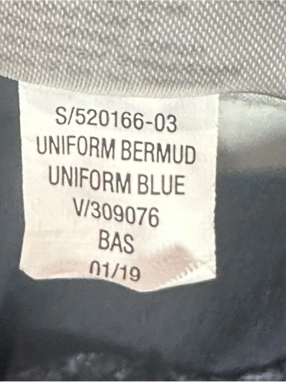 Old Navy Blue School Uniform Bermuda Shorts Girls Size 12